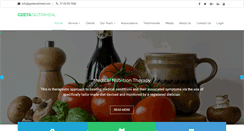 Desktop Screenshot of geetanutriheal.com